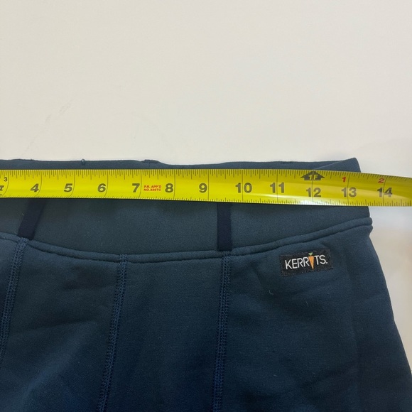 Kerrits Equestrian Pull On Riding Pants Fleece Lined Navy Size Medium - Picture 6 of 9